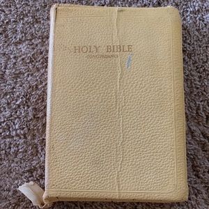Vintage Holy Bible Concordance Red Letter Edition 1962